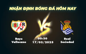 rayo vallecano real sociedad 17 03 la liga